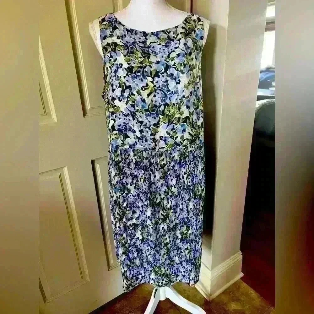J Jill  ladies large sleeveless dress excellent condition lined from waist down. - Picture 9 of 15